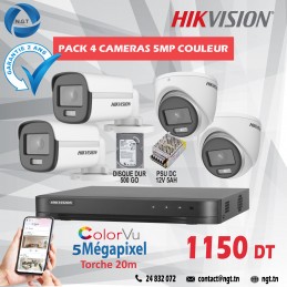 PACK DE 4 CAMERAS HD 5MP...